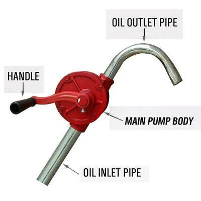  Manual Priming Rotary Oil Pump, 55 Gallon Hand Crank